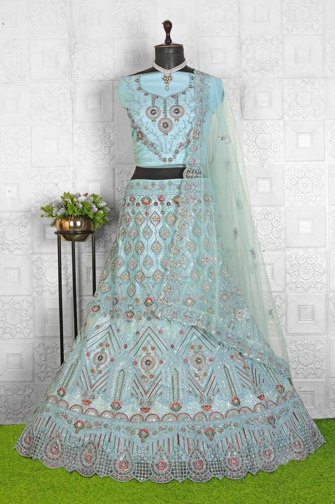 BLUSH-B4 Designer Lehenga