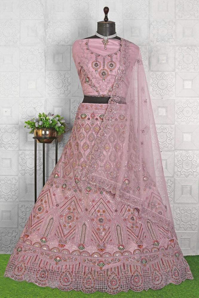 BLUSH-B5 Designer Lehenga