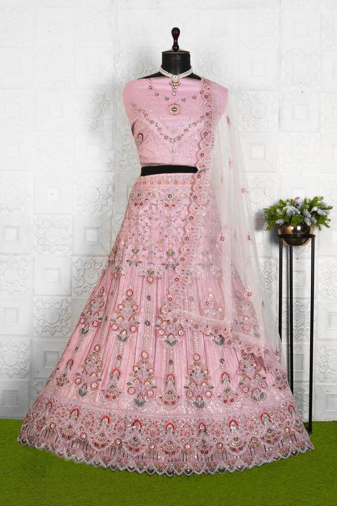 BLUSH-C4 Designer Lehenga