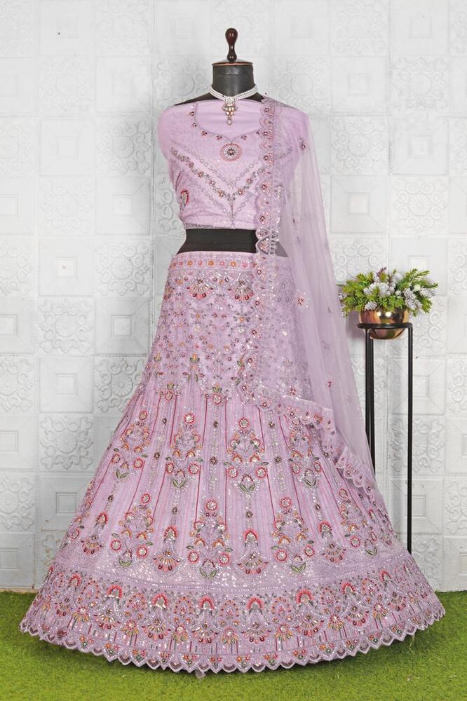 BLUSH-C5 Designer Lehenga