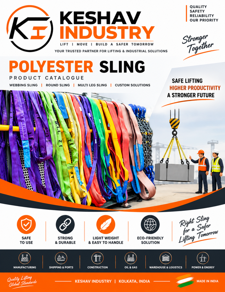 Polyester Webbing Sling - Belt Type: Flat Belt
