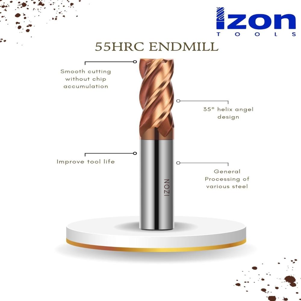 DIA-2.5MM CARBIDE ENDMILL(55 HRC)