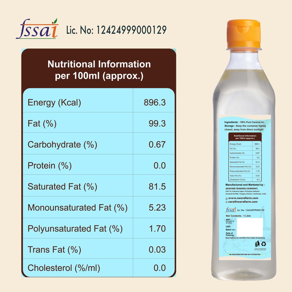 Cold Pressed Coconut Oil 500 ML