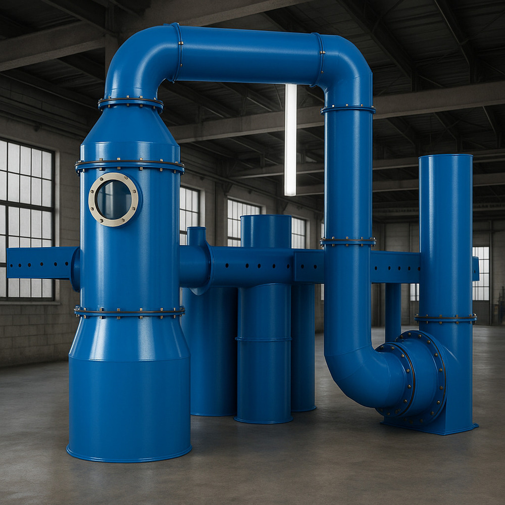 PP HDPE FRP And PP FRP Ducting System