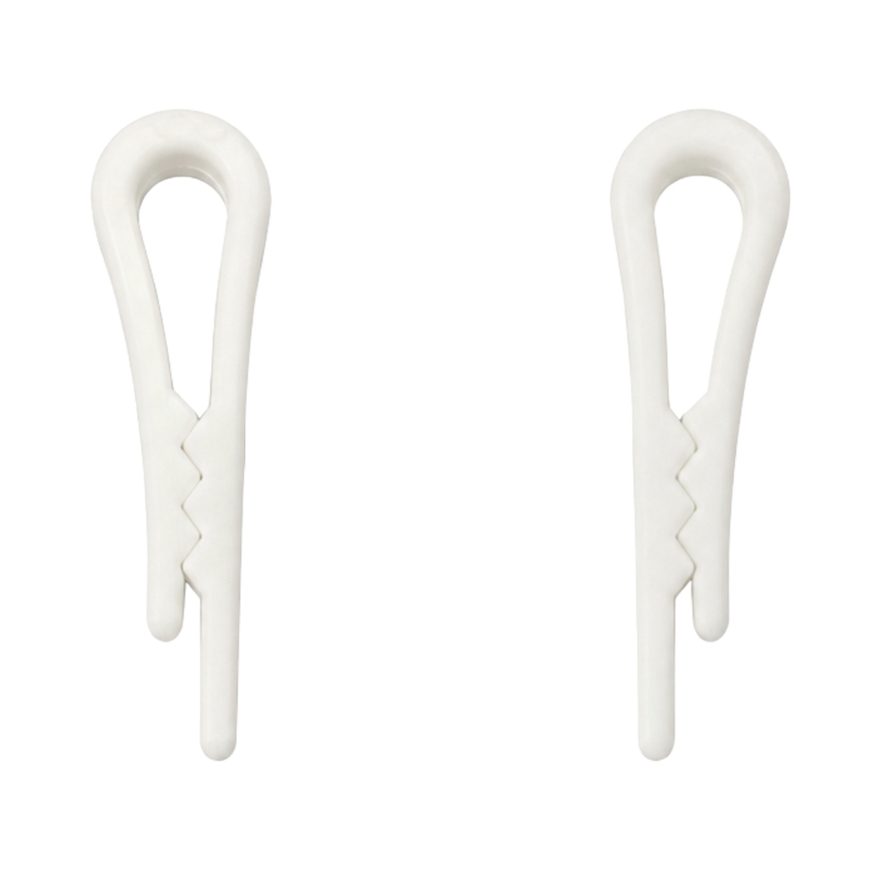 Garment Packing Plastic Clip - Color: Transparent
