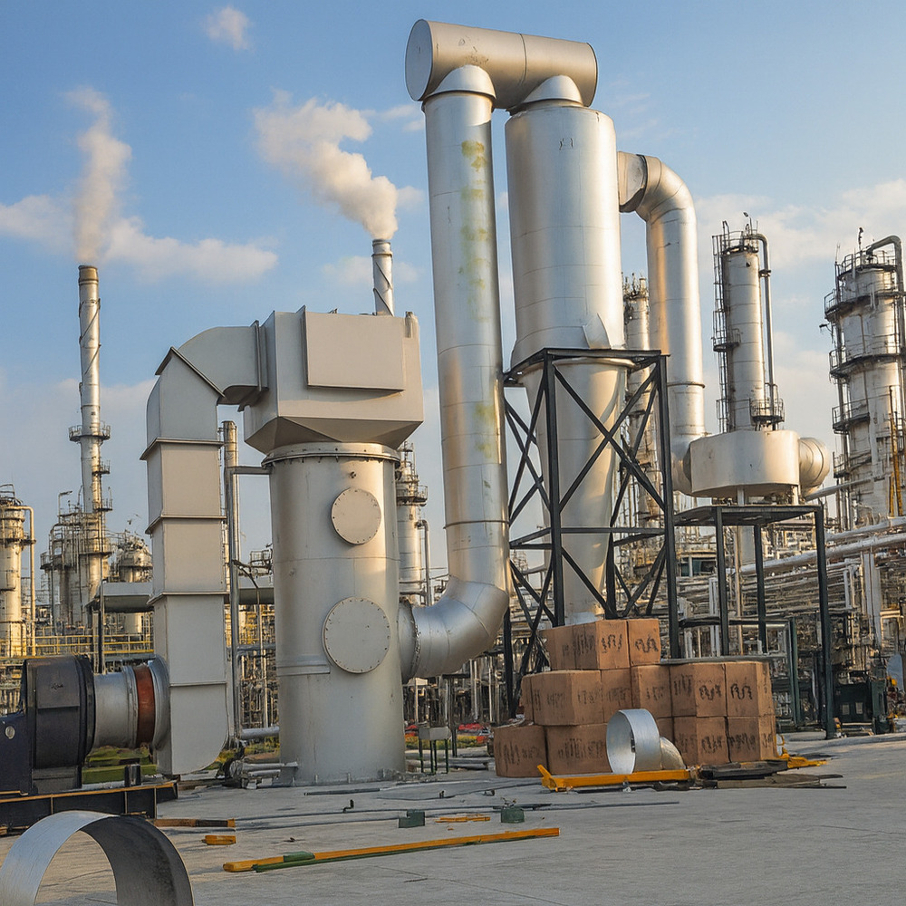 Zinc White Fume Scrubber System