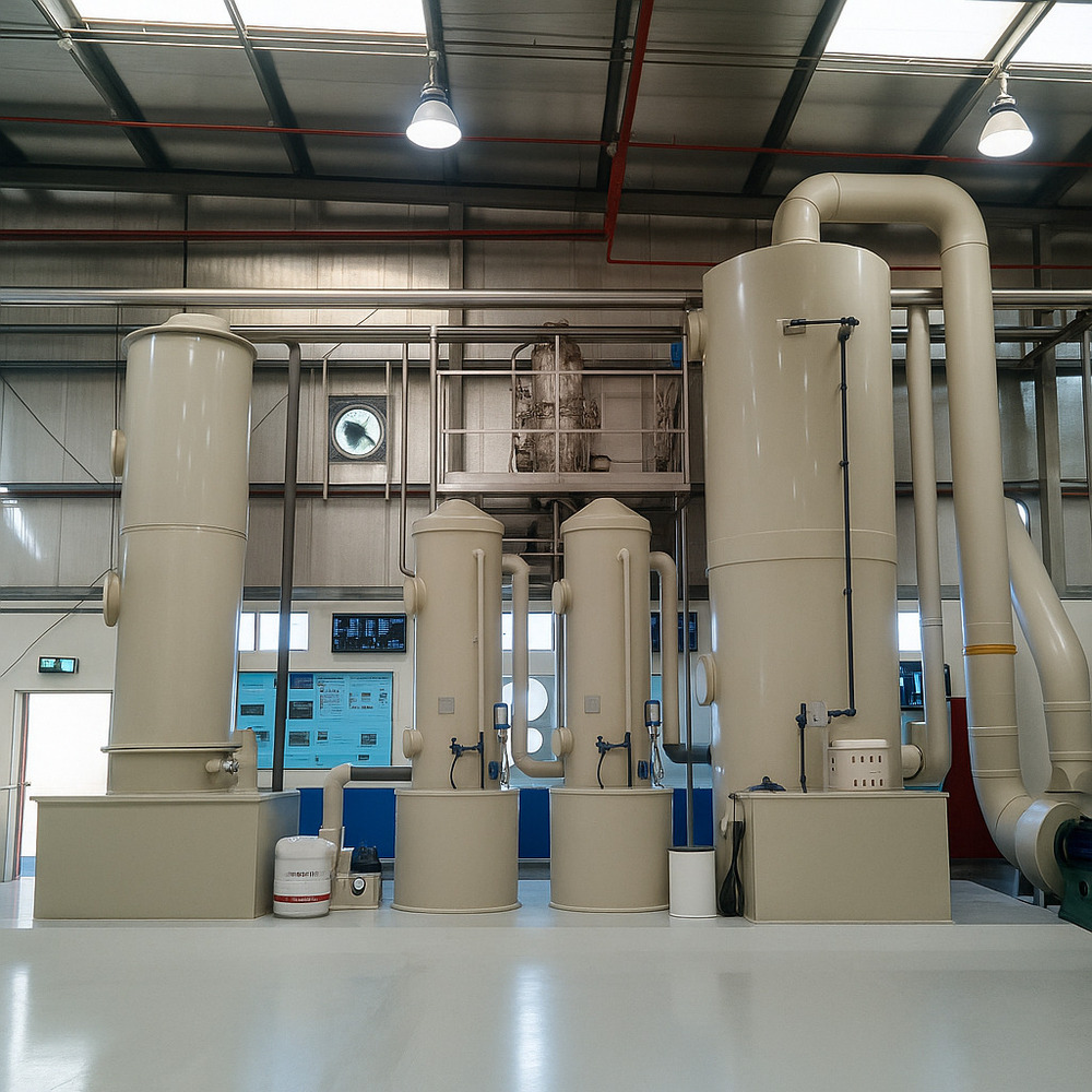 Zinc White Fume Scrubber System