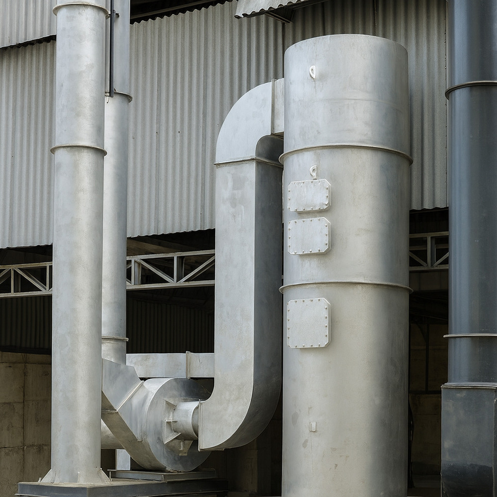 Zinc White Fume Scrubber System