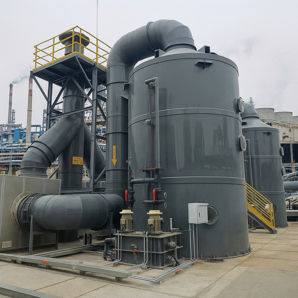 Acid Fume Scrubber System