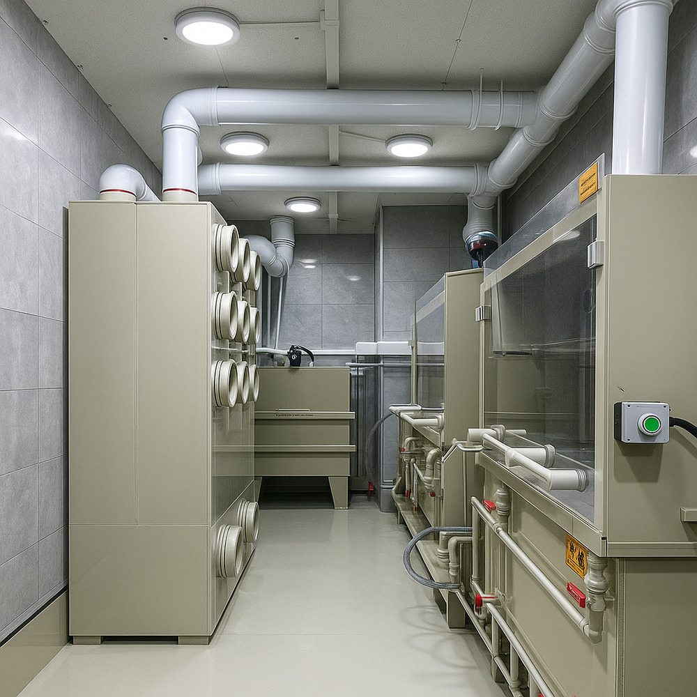 Laboratory Hood And Cabinet
