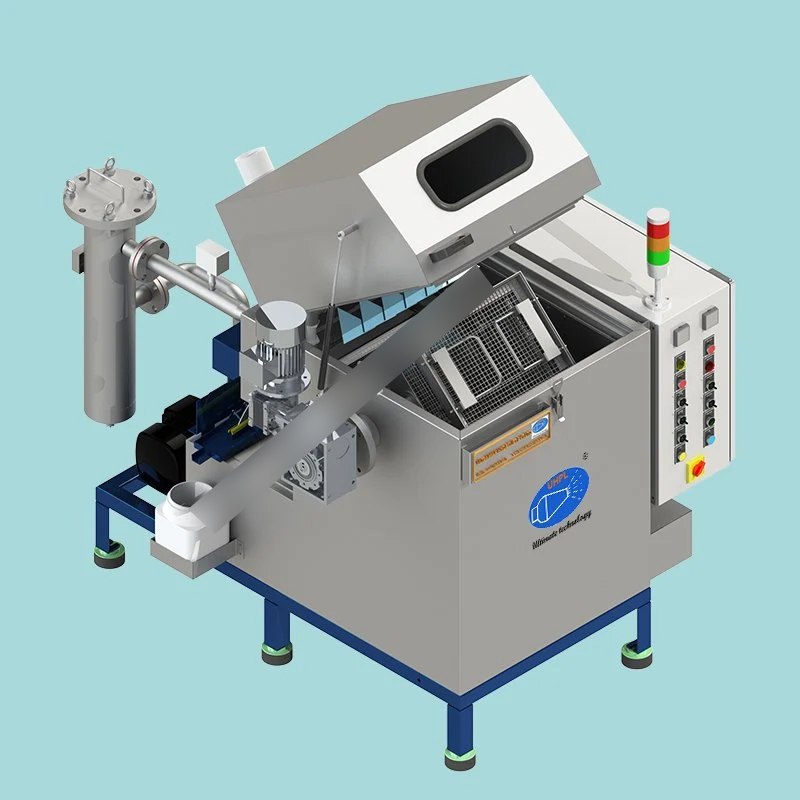 Bin Cleaning Machine Rotary - Color: Silver