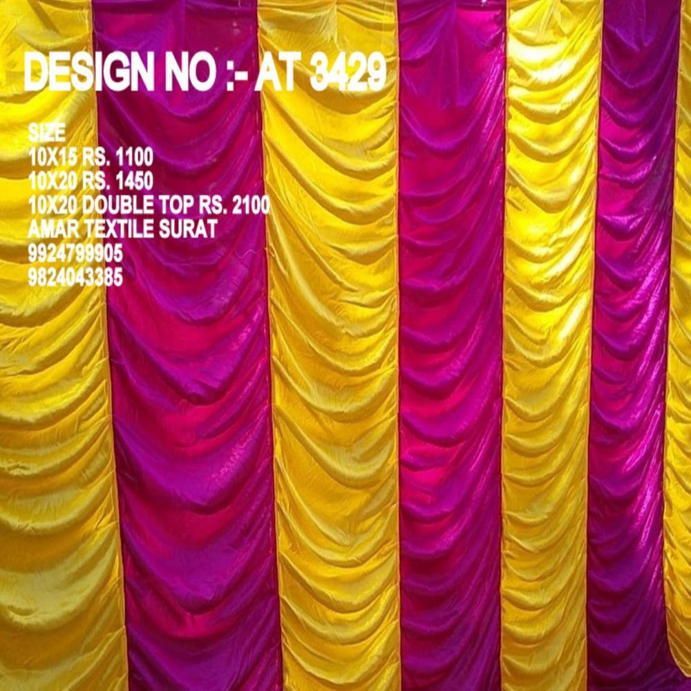 Banquet Hall Washable Parda Design - Color: All