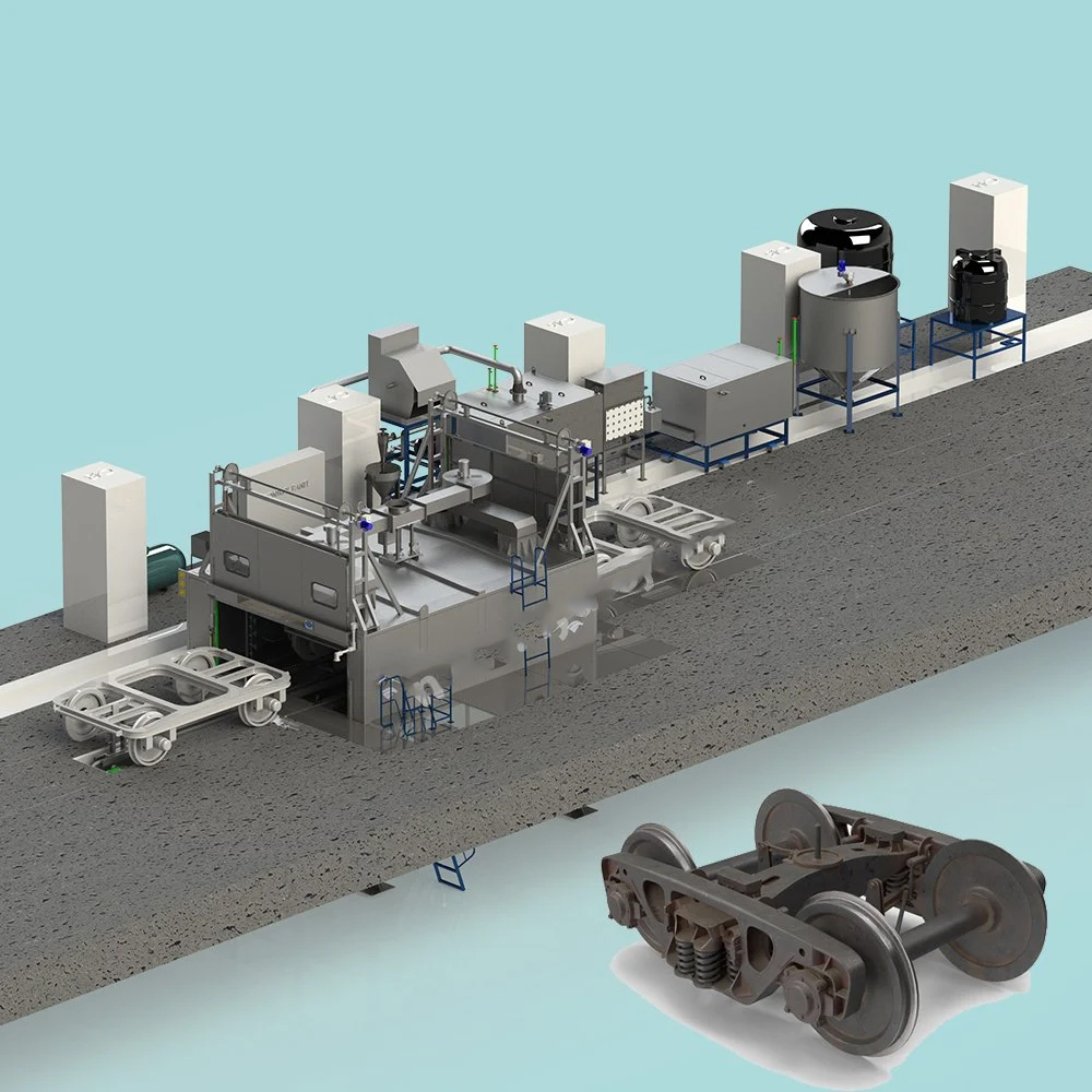 Automatic Bogie Washing Plant Capacity: 500 Kg Front Loading