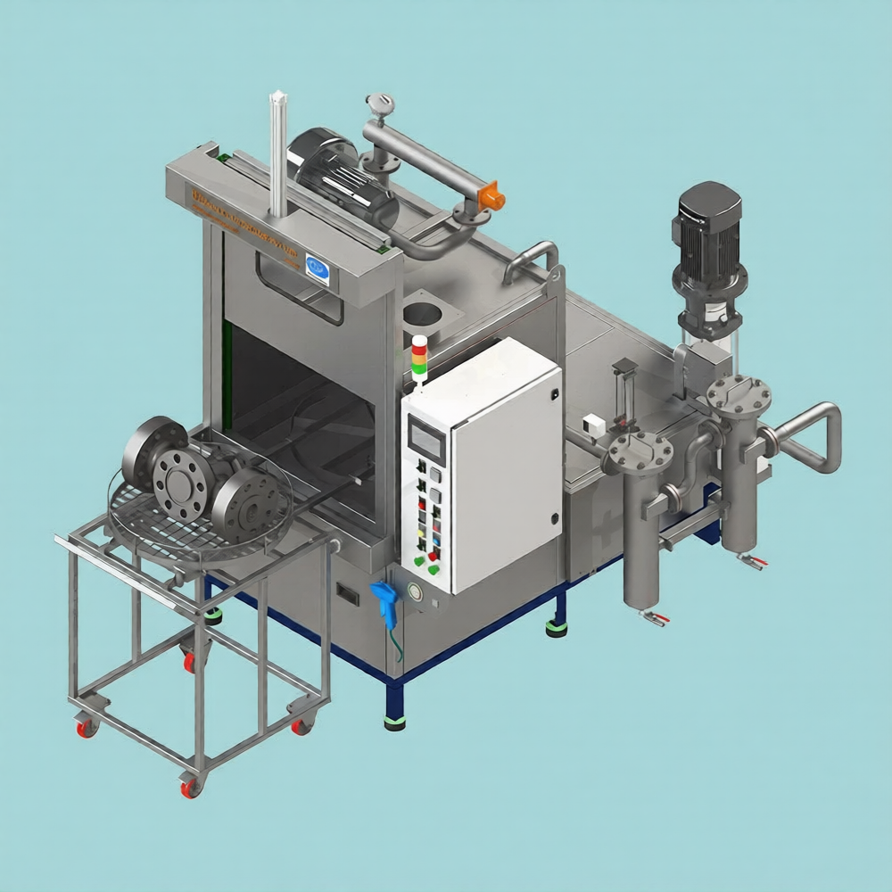 Automobile Component Washing Machine , Capacity: 300 Kg, Top Loading - Color: Silver