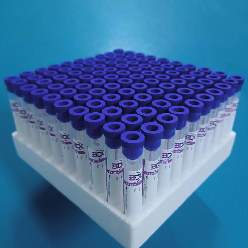 K2 EDTA SINGLE CAP BLOOD COLLECTION TUBE