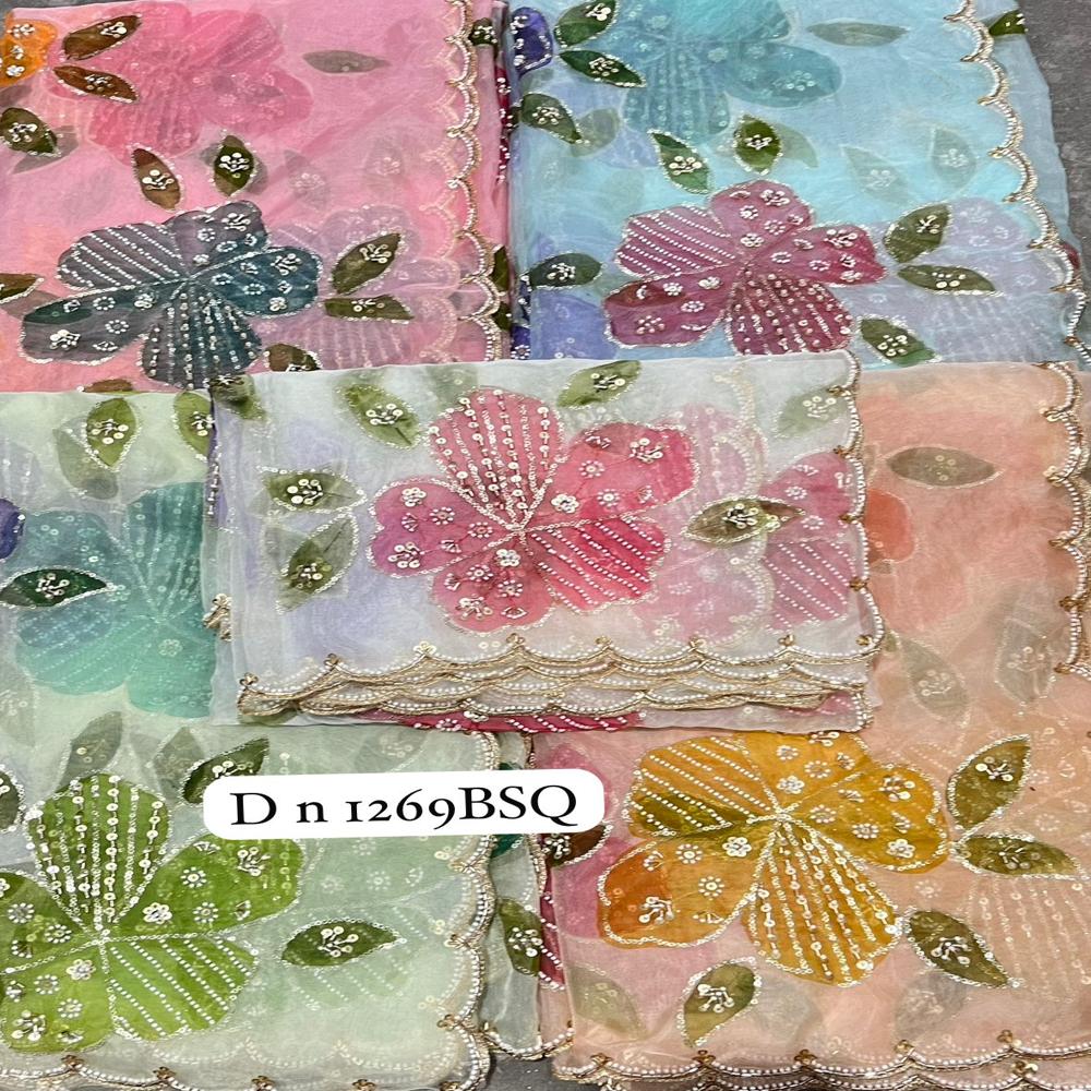 Bids dupatta and all over organza