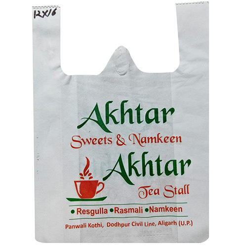12x16 W Cut Printed Non Woven Bag