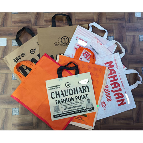 14x16 - 16x18 - 12x16 - 10x16 Loop Menual Printed Non Woven Bag