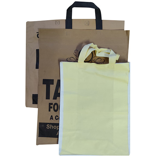 18x20 - 16x18 - 12x16 Loop Menual Printed Non Woven Bag