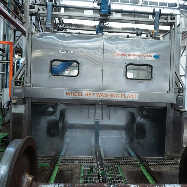 Three Phase Rail Wheel Set Component Cleaning Plant
