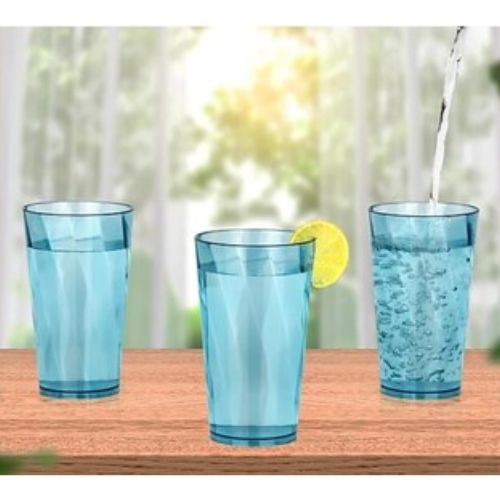 Acrylic Water Glasses Lightweight Breakproof and Strong Drinking Glass Set for Everyday Use