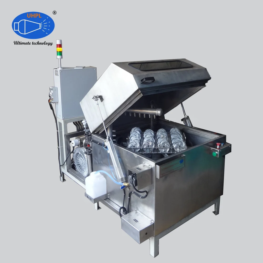 Top Loading Rotary Component Cleaning Machine - Color: Silver