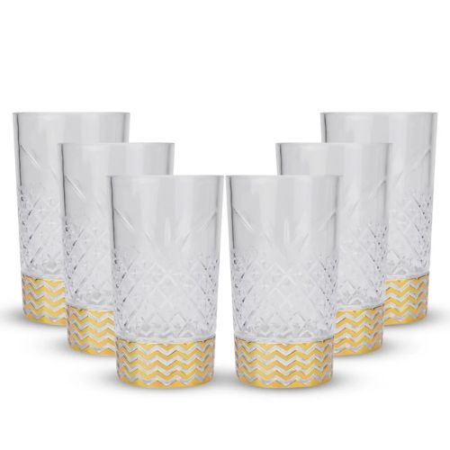 Acrylic Glass Set Perfect for Daily Use Lightweight Durable and Crystal Clear Drinking Glasses