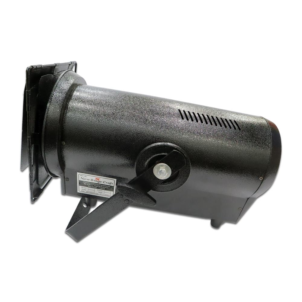 Fresnel Halogen Spot Light - Color: Black