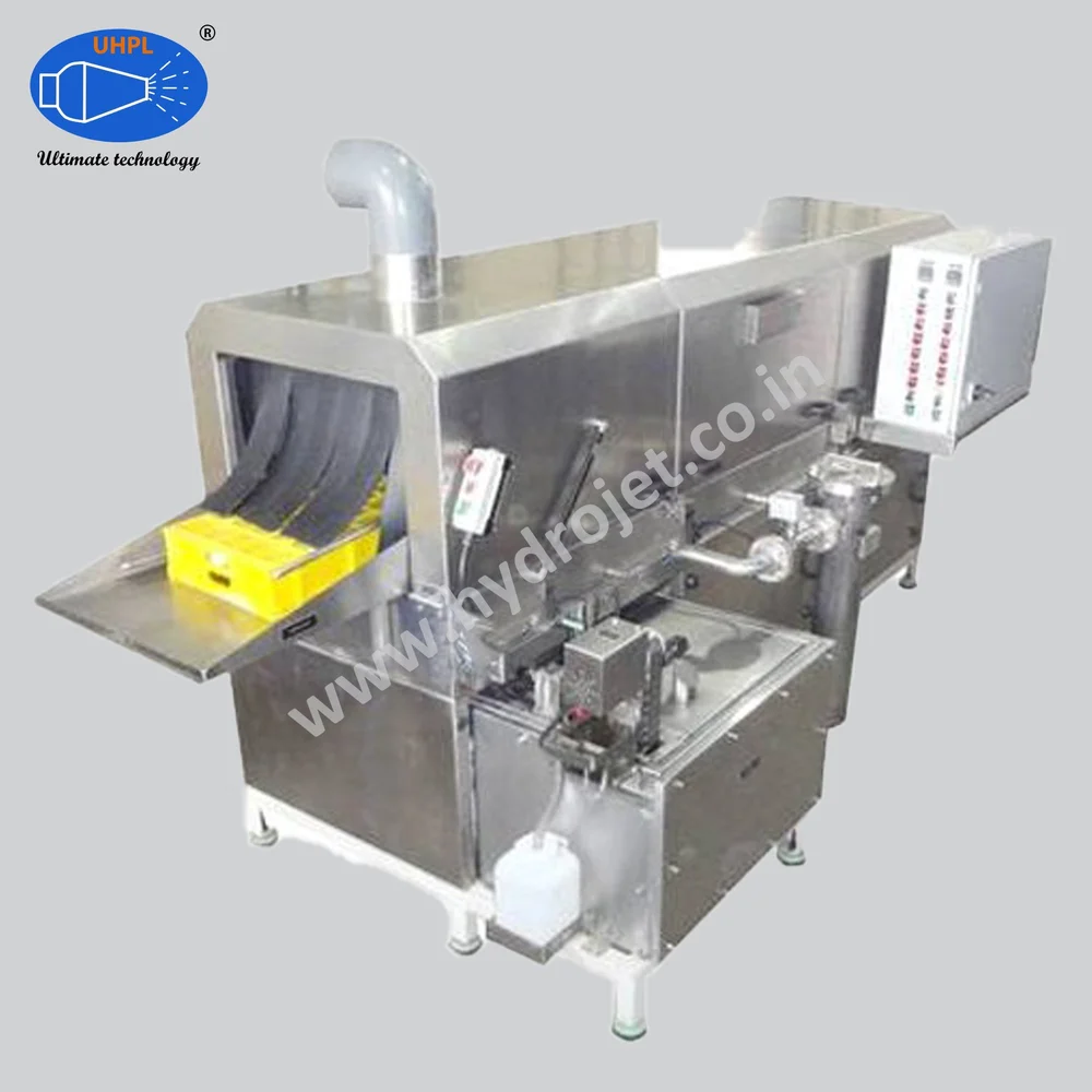 24KW Tray Washing Machine , Production Capacity: 100 Bins/ Hour