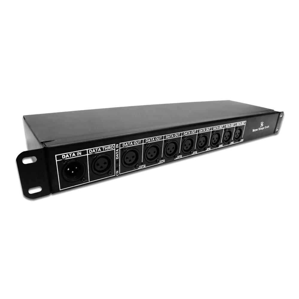 Dmx Splitter 8 Way - Color: Black