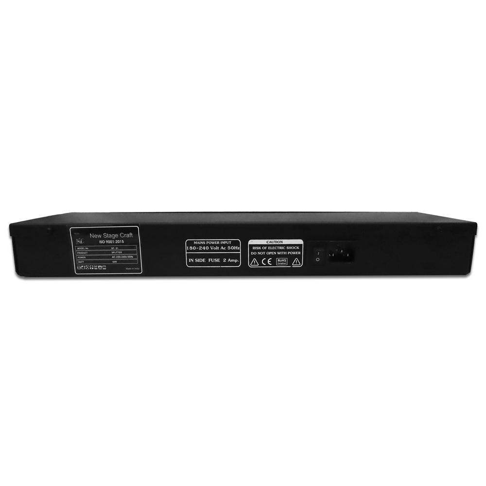 Dmx Splitter 8 Way - Color: Black