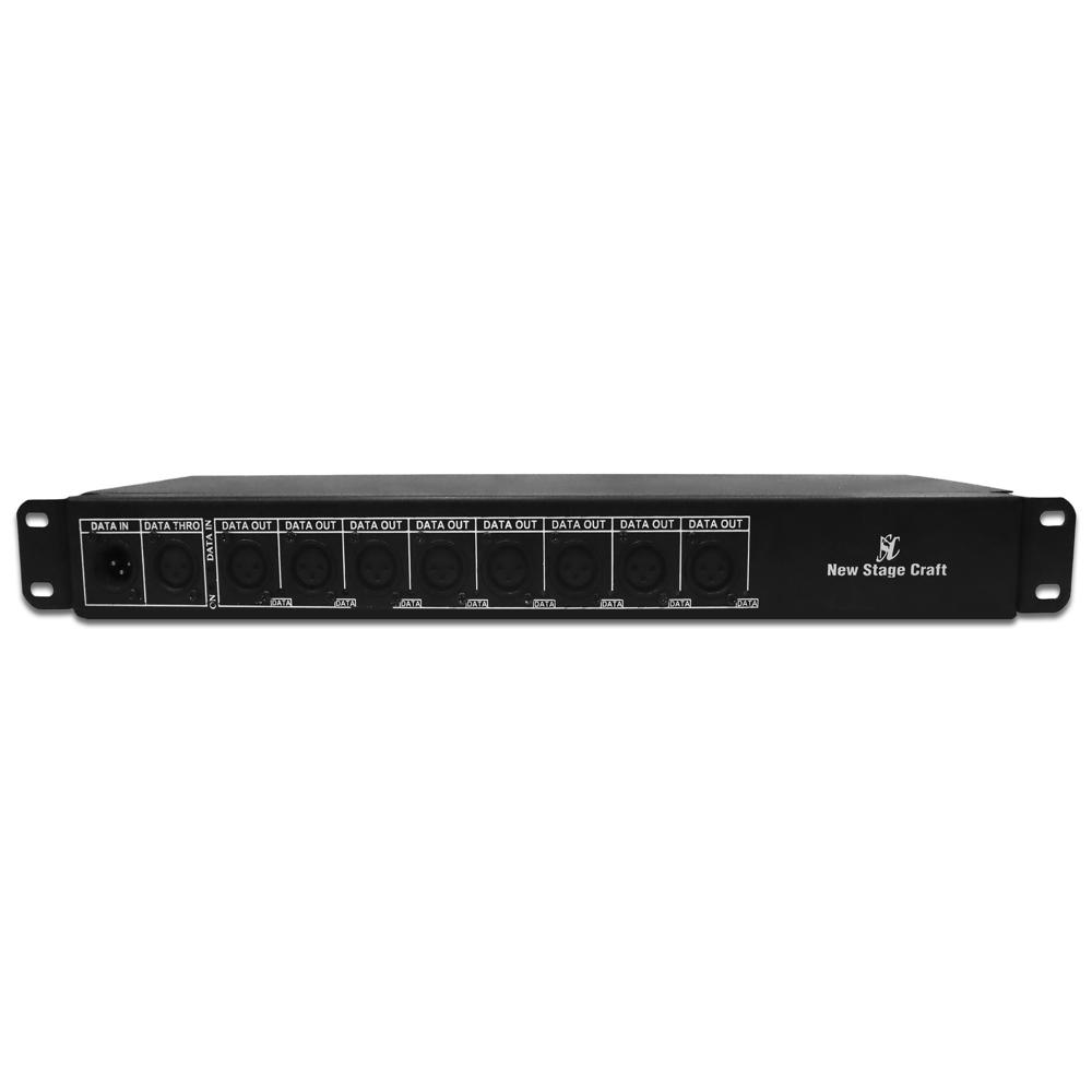Dmx Splitter 8 Way - Color: Black