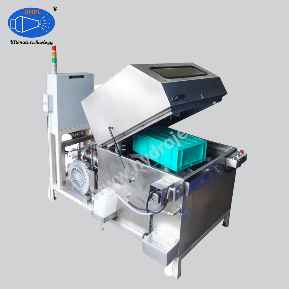 500Kg Tray Cleaning Machine ne, 24 KW, Production Capacity: 100 Bins / Hour 