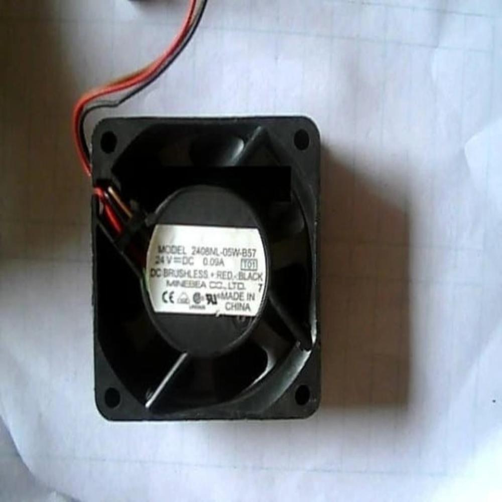 NMB-MAT 2408NL-05W-B57 24V DC 0.09A 6020mm Ball Bearing Industrial Axial Cooling Fan