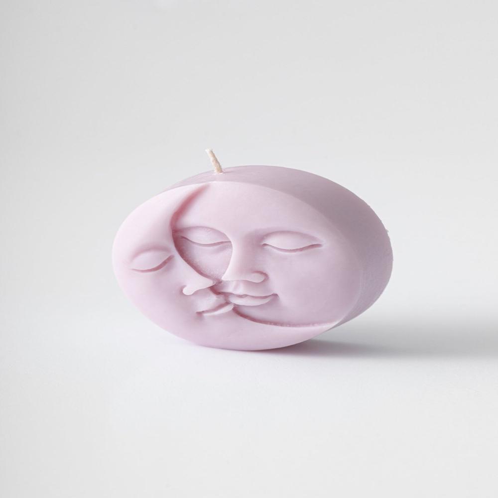 Moon face Scented candle 