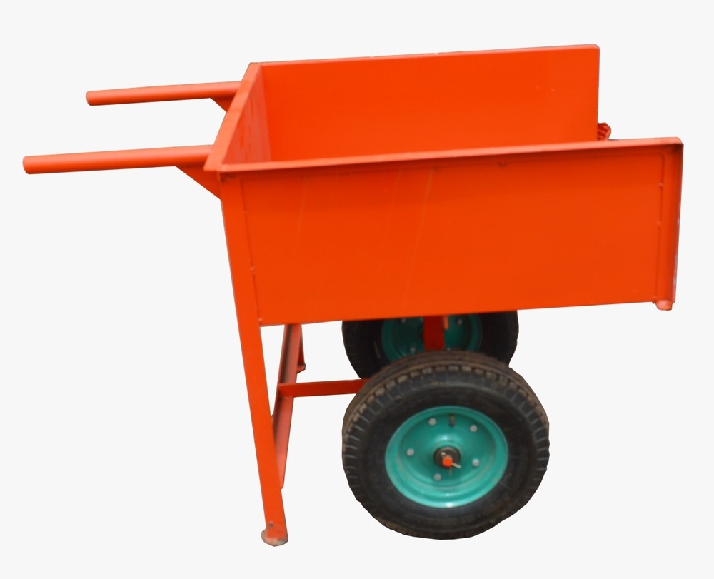 Double Wheel Barrow Trolley - Capacity: 150 Kg