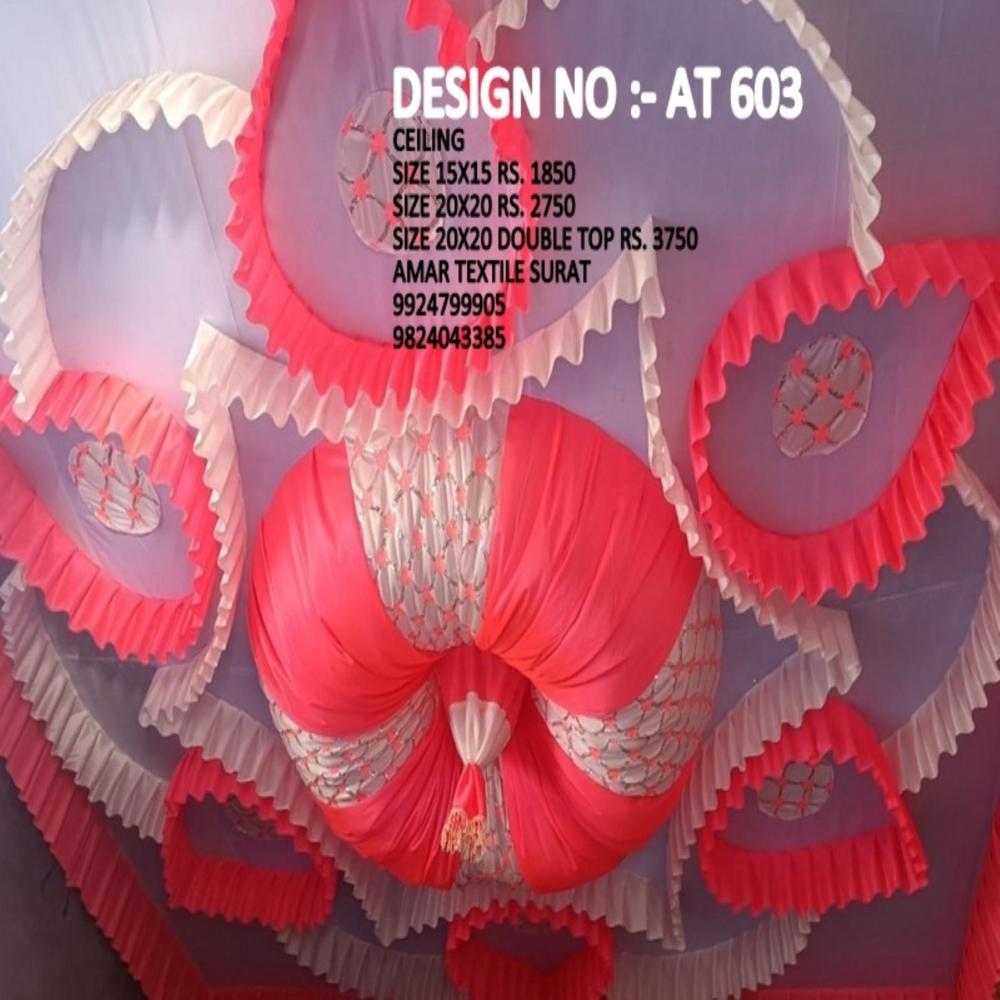 Flower Designed Tent Ceiling Decorations - Attributes: Quick Dry