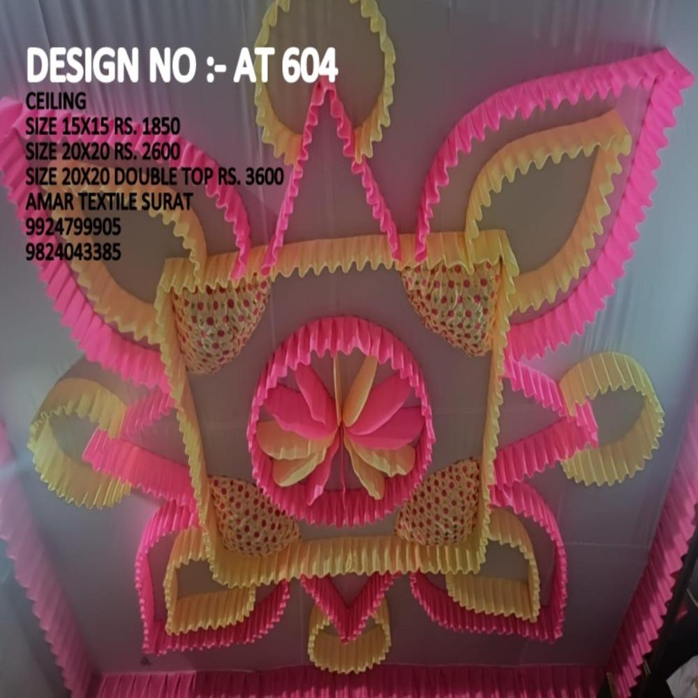 Flower designed Tent ceiling decorations