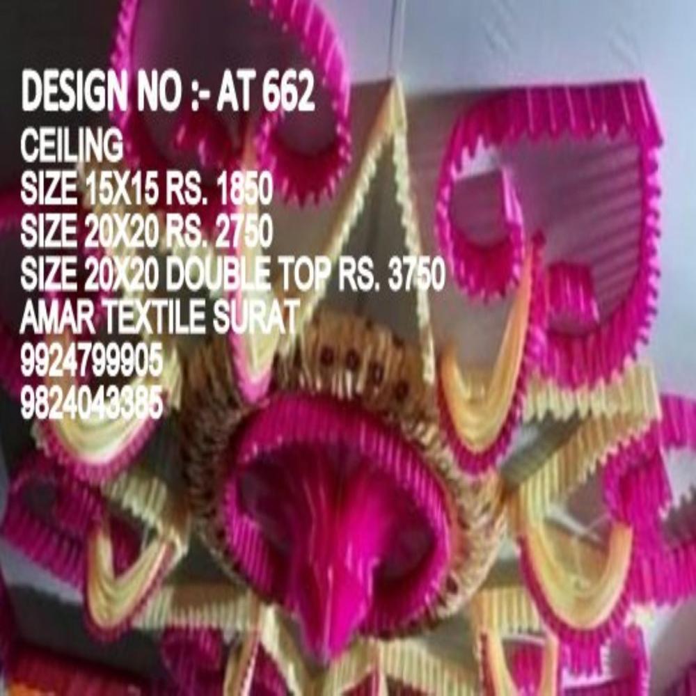 Flower designed Tent ceiling decorations