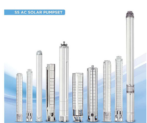 SS AC Solar Pumpset