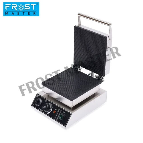 Frost Master Square Cone Maker - Stainless Steel, 570x380x230mm, Matte Black | Automatic, 2 KW, ISI Certified Electric
