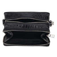 Black Leather Cross Body Bag