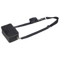 Black Leather Cross Body Bag