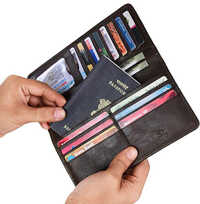 Personalized Leather Passport Holder