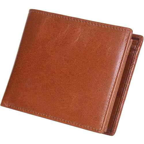 Leather Wallet - Color: Brown