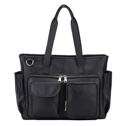 Black Ladies Leather Handbag