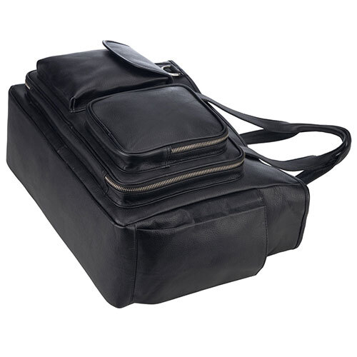 Black Ladies Leather Handbag