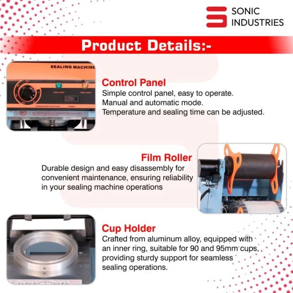 semi automatic cup sealing machine