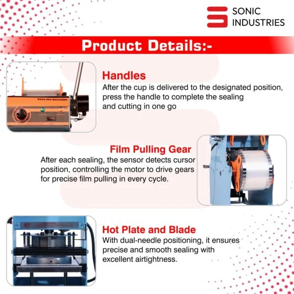 semi automatic cup sealing machine