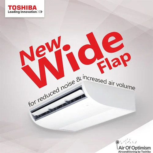 Toshiba Wide Flap Air Conditioner